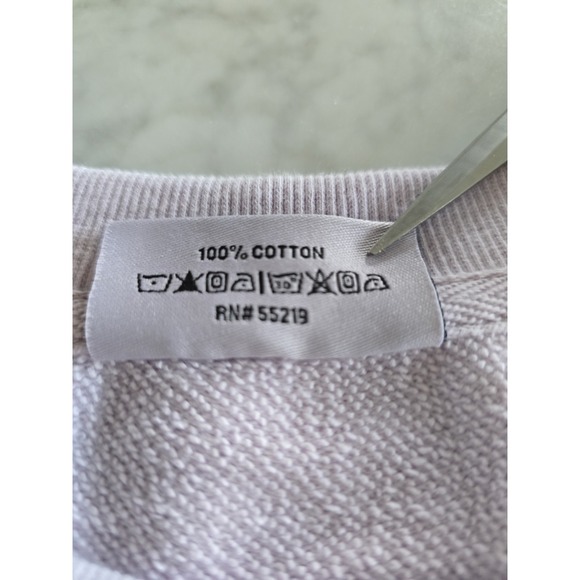 Taylor Swift The Eras Tour Cropped Sweatshirt Lavender Women's Girls Size L - Picture 6 of 7